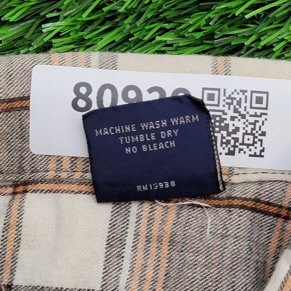 Vintage 80s Mr-Leggs Plaid Button Shirt M 15.5 20x26 Western - Picture 6 of 11